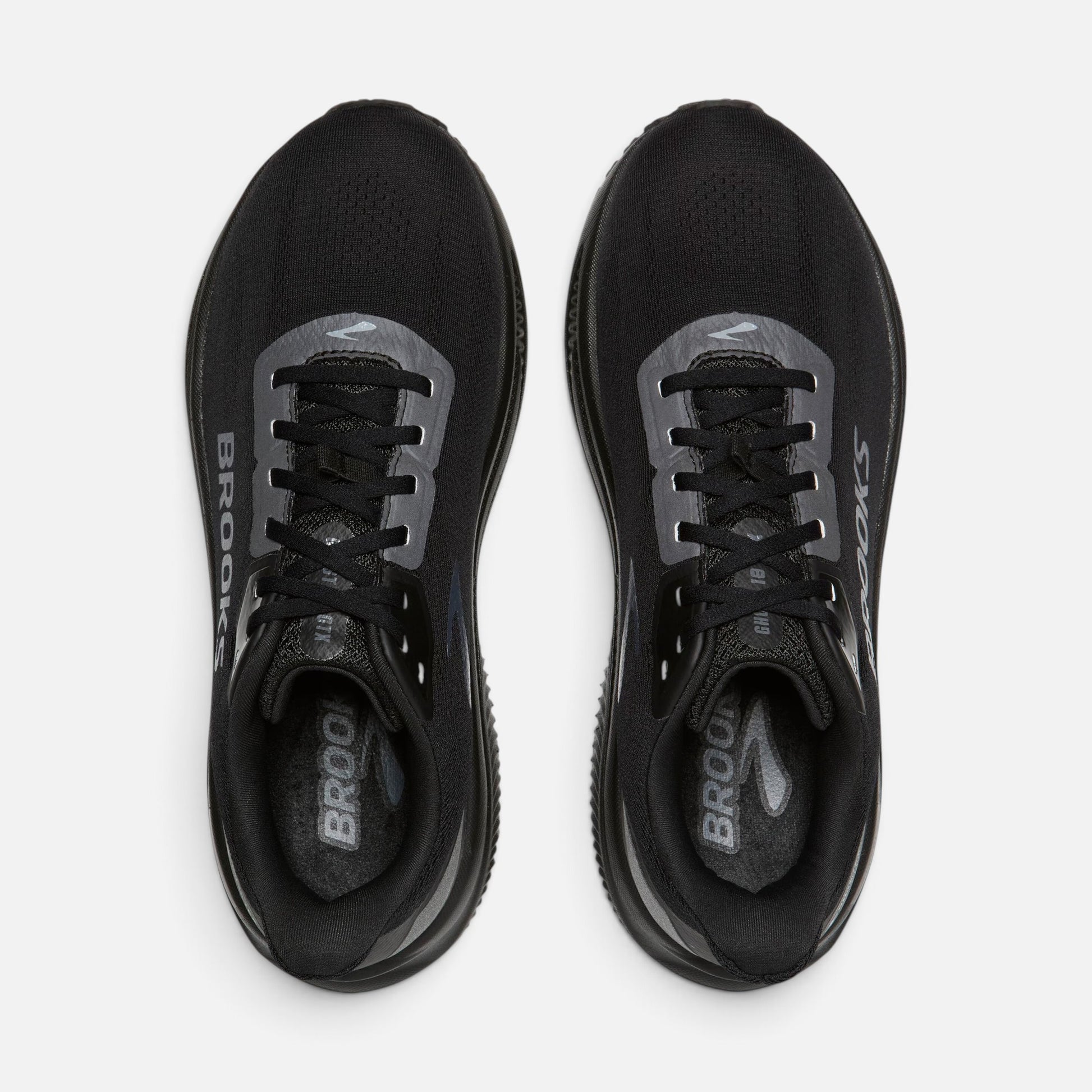 Scarpe da running Ares Sport Arezzo Brooks Ghost total black con tecnologia impermeabile GORE-TEX e ammortizzazione