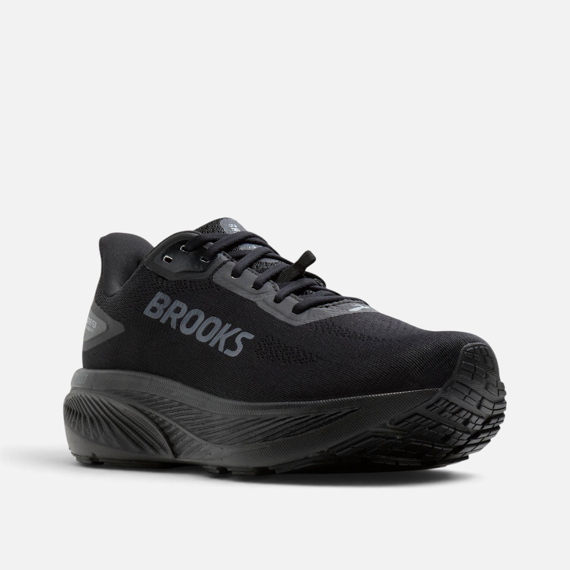 Scarpe da running Ares Sport Arezzo Brooks Ghost total black con tecnologia impermeabile GORE-TEX e ammortizzazione