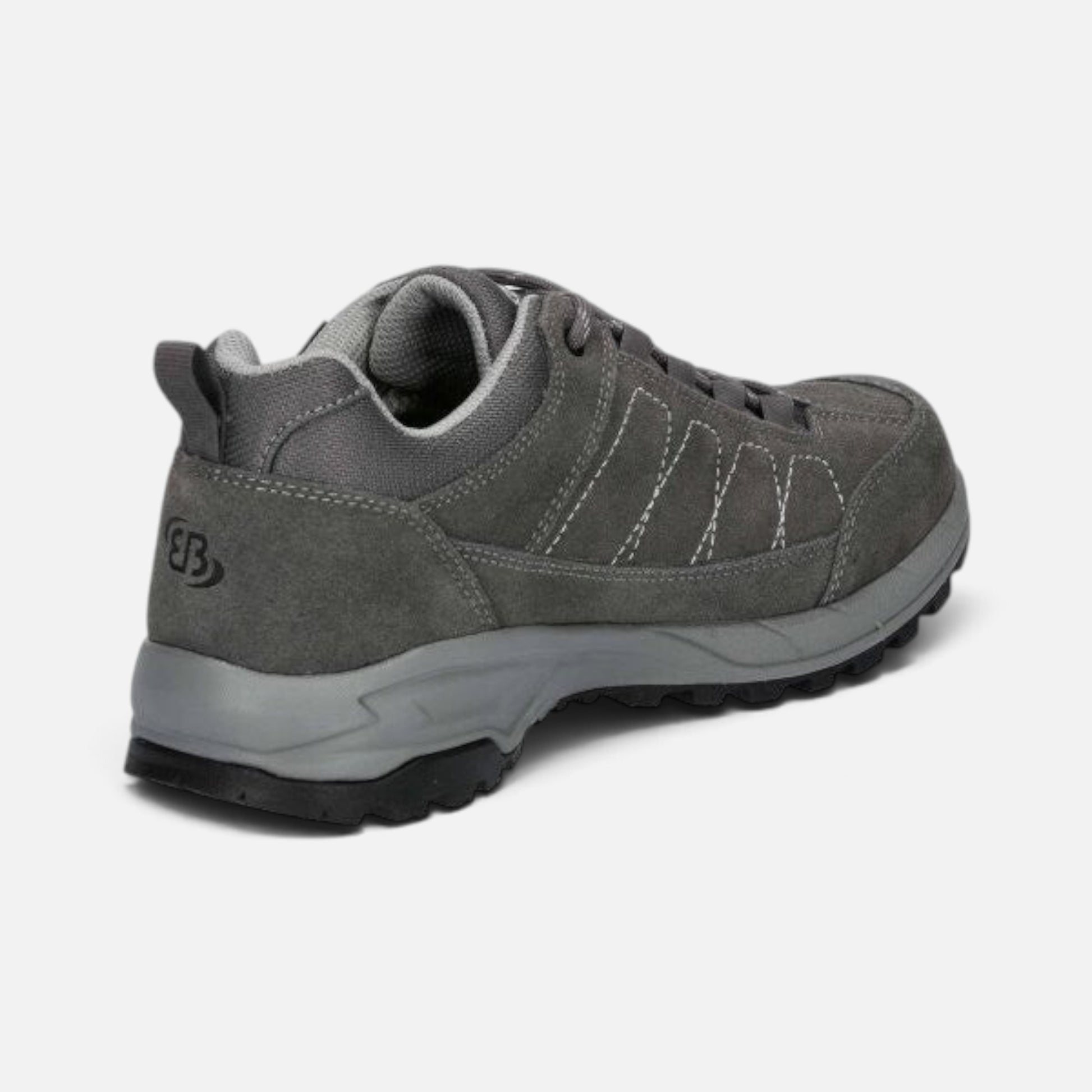 Scarpe da trekking Ares Sport Arezzo in pelle scamosciata grigia con suola Vibram e design ergonomico