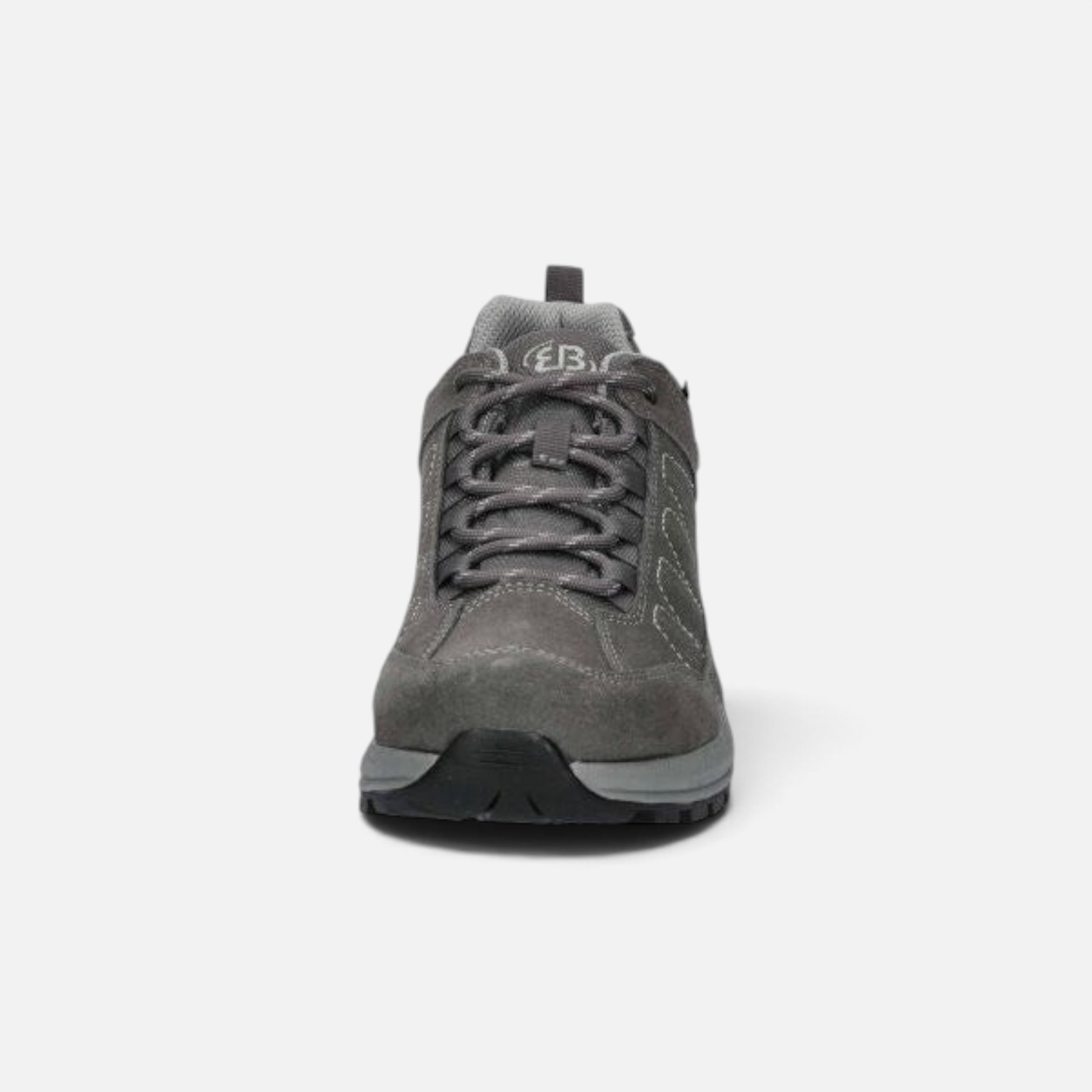 Scarpe da trekking Ares Sport Arezzo in pelle scamosciata grigia con suola Vibram e allacciatura tecnica