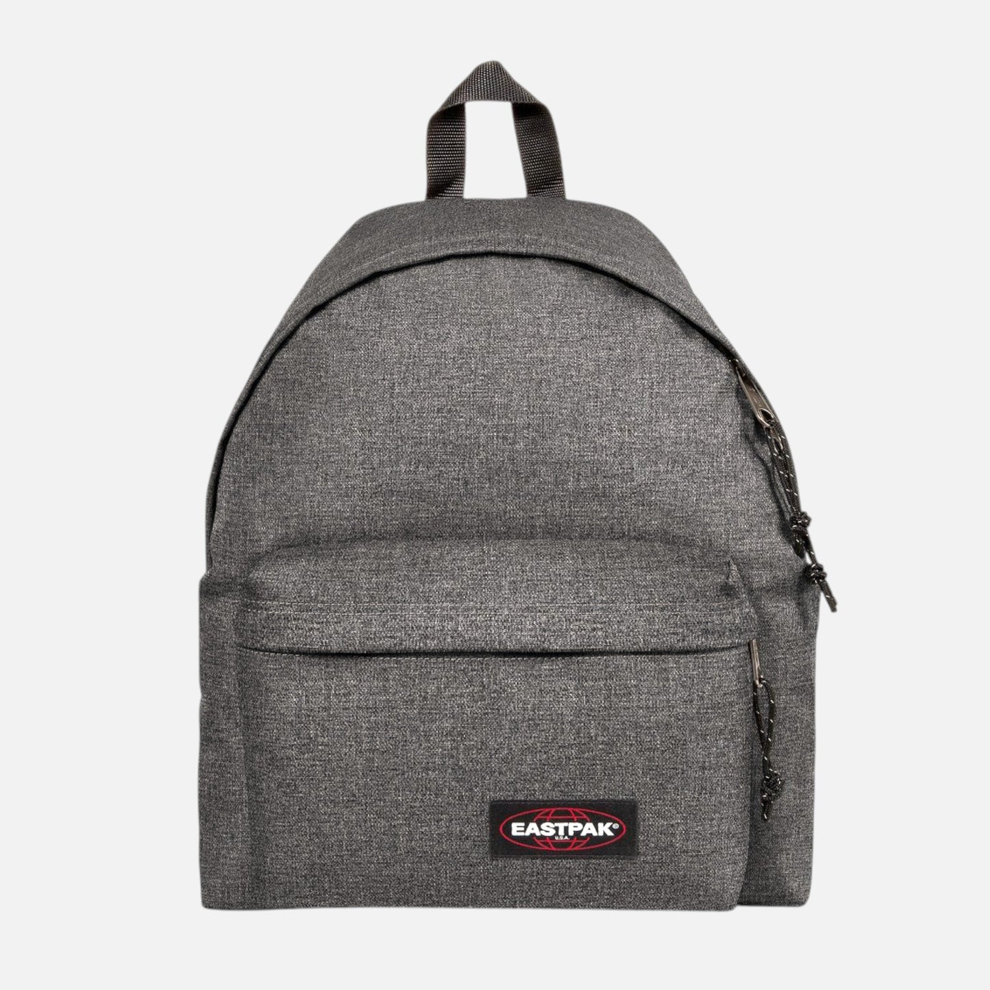 Zaino Ares Sport Arezzo Eastpak grigio in tessuto resistente con tasca frontale e logo iconico