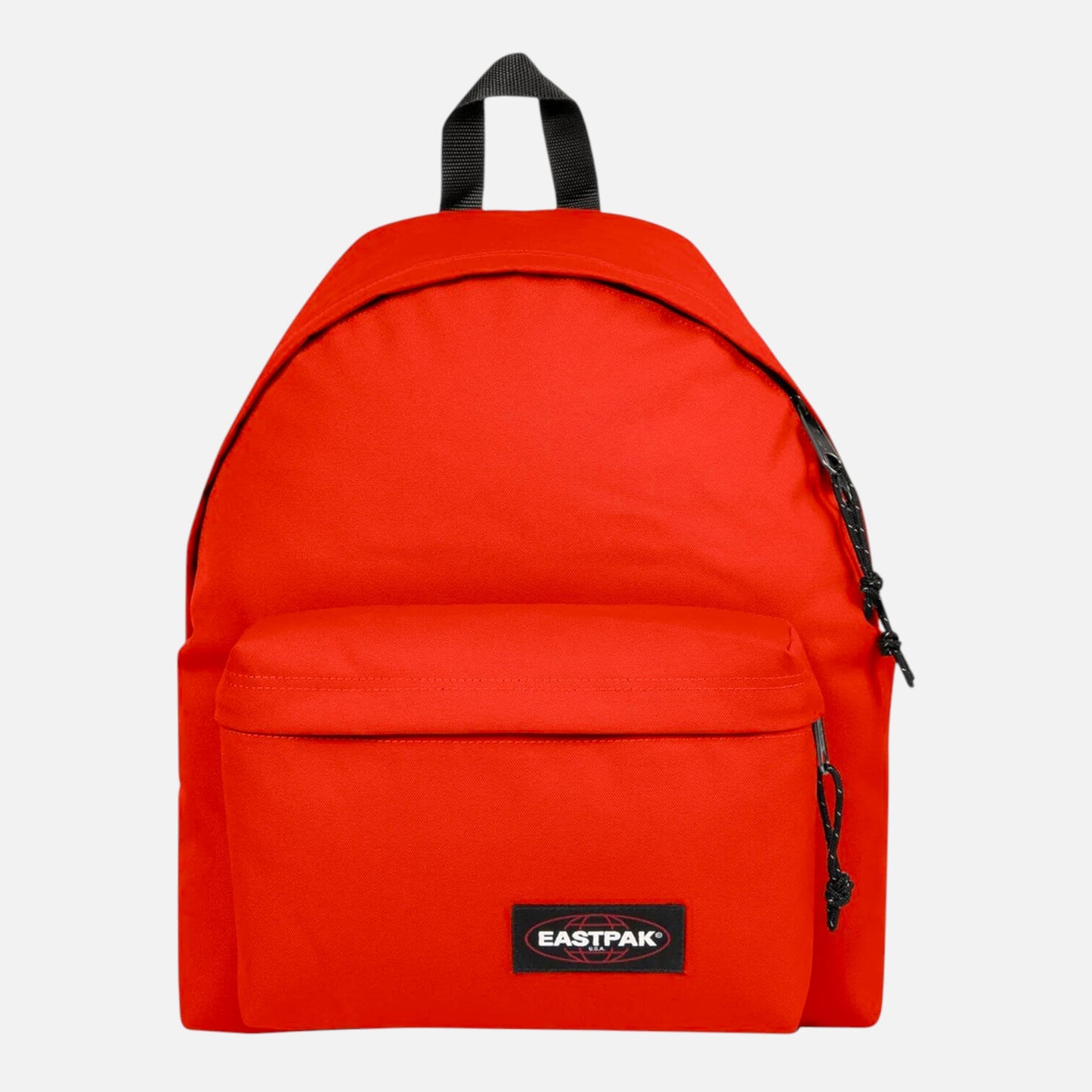 Zaino Ares Sport Arezzo Eastpak rosso con tasca frontale e logo iconico, ideale per scuola e tempo libero