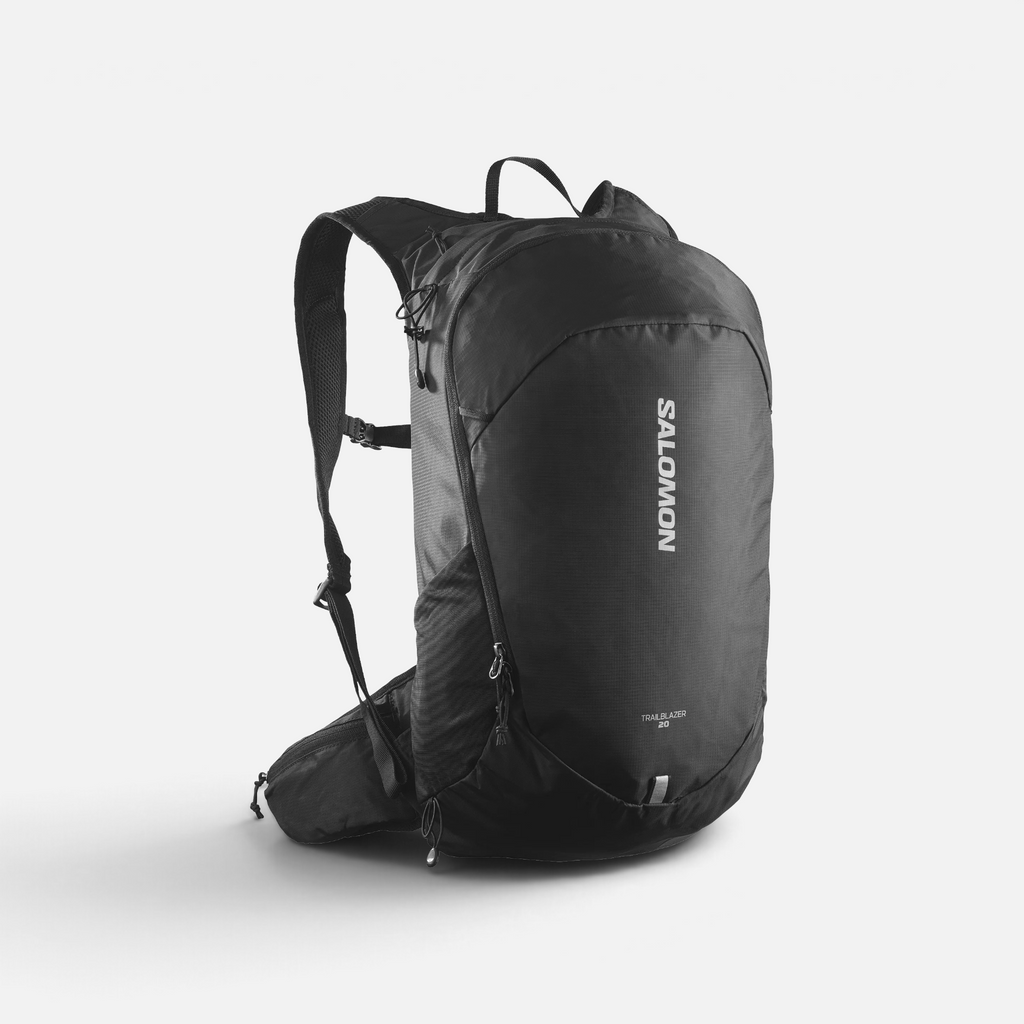 Zaino Ares Sport Arezzo Salomon Trailblazer 20 nero da escursionismo con spallacci ergonomici e design compatto