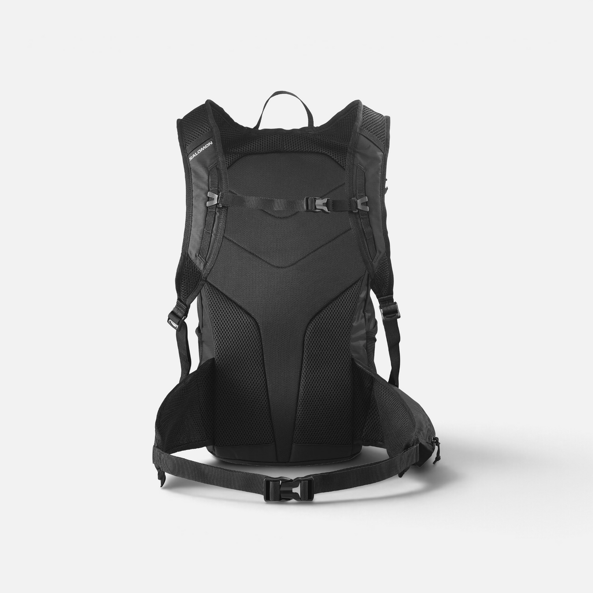 Zaino Ares Sport Arezzo Salomon Trailblazer 20 nero con schienale imbottito in mesh traspirante e spallacci ergonomici